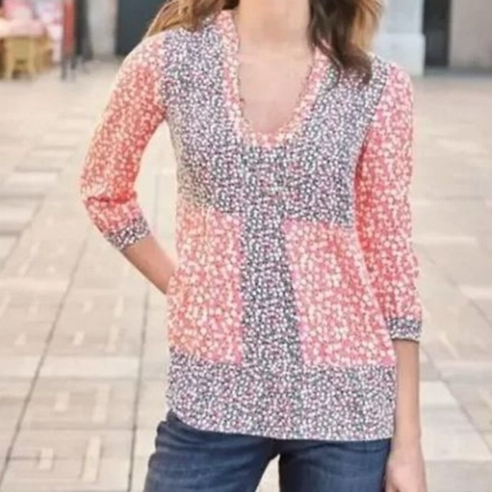 Boden Size 18 Mollie top in “Melon Crush Bloomsbury Spot” Print - Picture 14 of 14